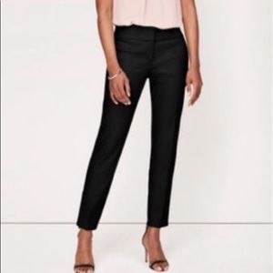 Ann Taylor Loft Black Crop Work Pants